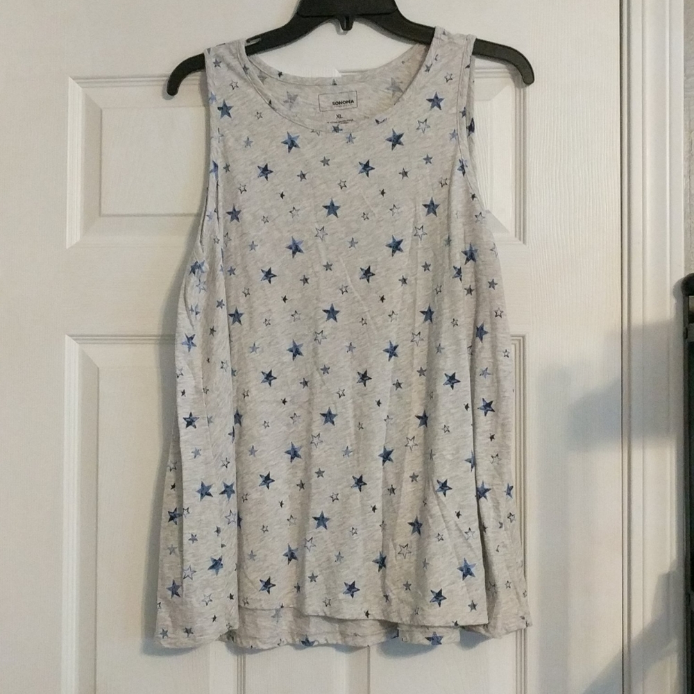 Sonoma tank top, tunic length, size XL